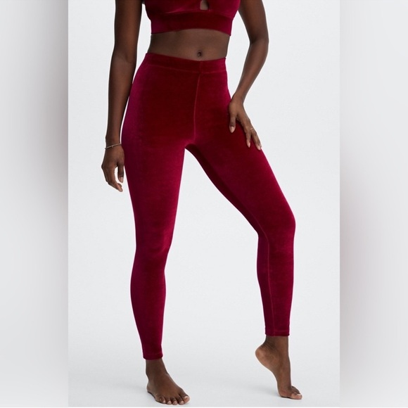 Fabletics Oasis Twist Sports Bra & Velour Leggings Size M - Picture 7 of 9